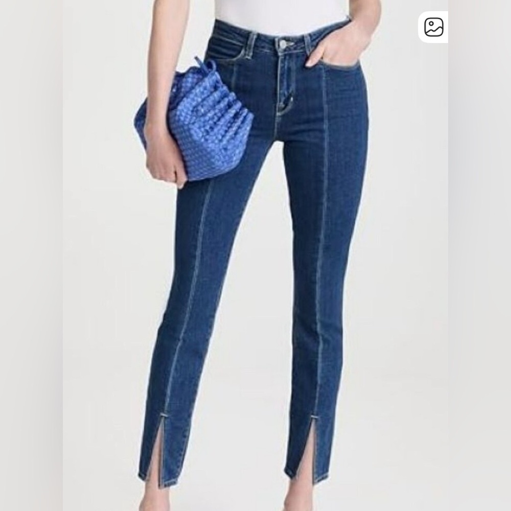 l’AGENCE Jyothi High Rise Split Ankle Jean Size 29